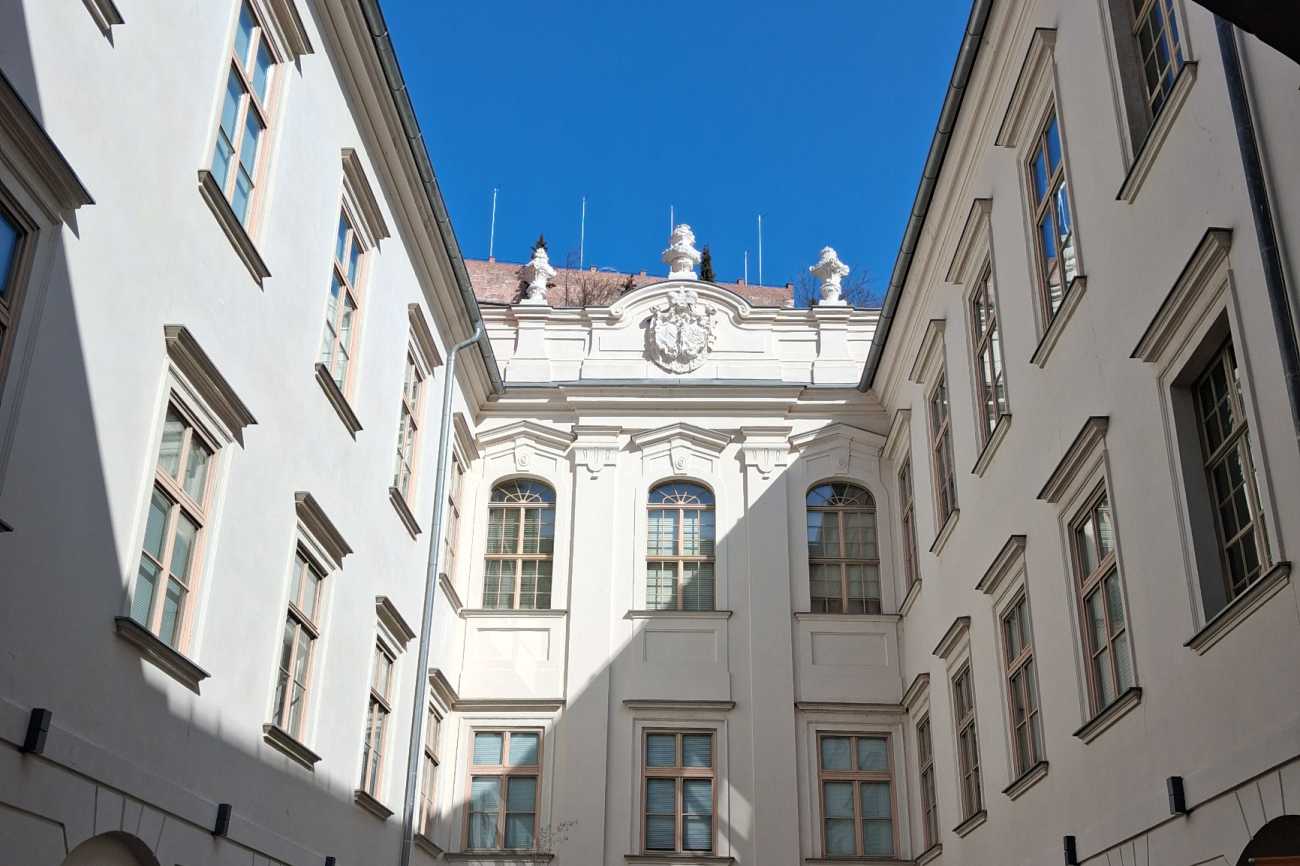 Häuserfront Museum der Geschichte Graz