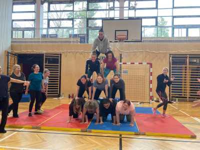 menschliche Pyramide