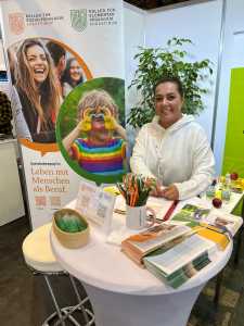 Stand an der Bildungsmesse